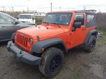  Salvage Jeep Wrangler