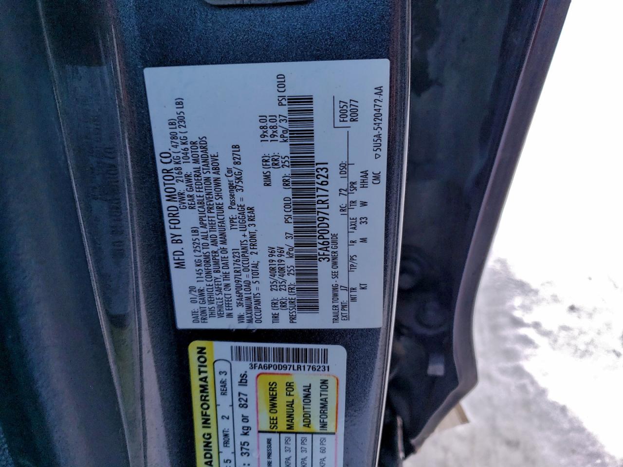 Ford Fusion Titanium Image 7