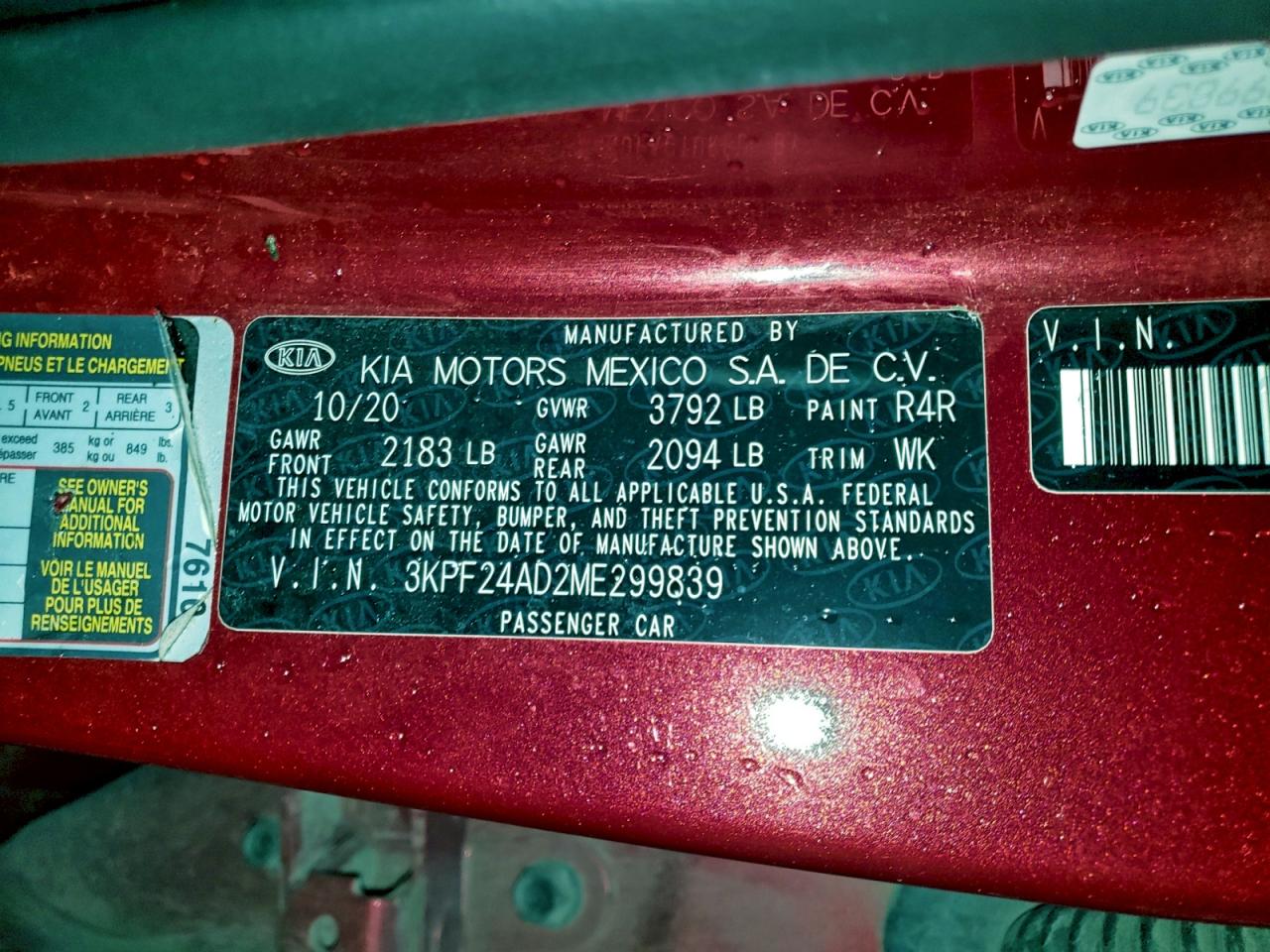 Kia Forte Fe Image 11